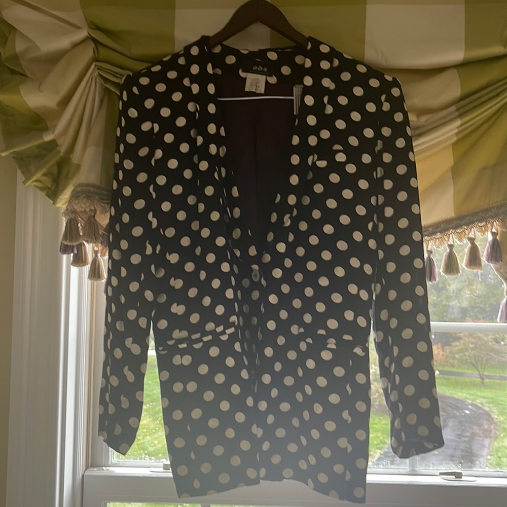 Polka dots blazer vintage